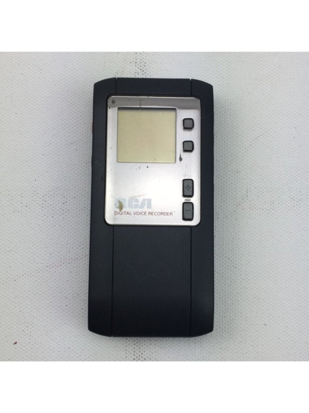 RCA RP5020A Digital Voice Recorder Portable Black Silver Battery Operated